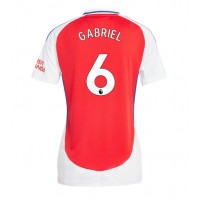 Arsenal Gabriel Magalhaes #6 Replica Home Shirt Ladies 2024-25 Short Sleeve